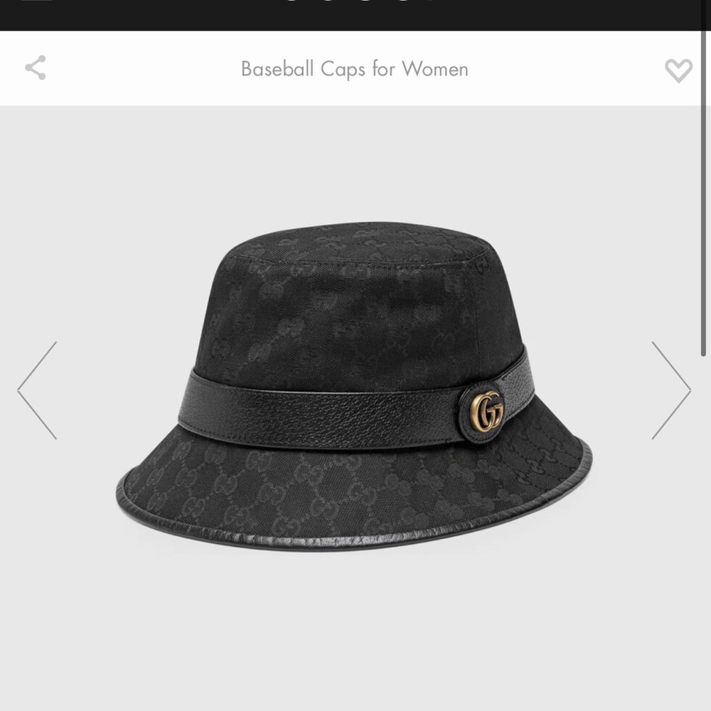 Authentic Gucci Bucket Hat Worn One Time Gem
